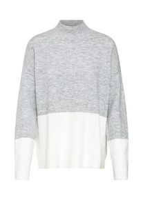 Missguided, Damen Pullover, Grau / Wei&szlig;