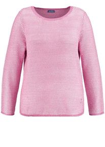 SAMOON, Damen Pullover, Pinkmeliert