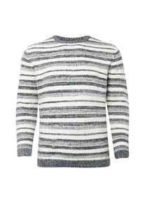 Tom Tailor Denim, Herren Pullover, Graumeliert / Weiß