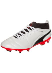 Puma, Herren Fußballschuhe 'ONE 17.2 FG', Anthrazit / Hellrot / Weiß