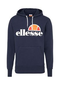 Ellesse, Herren Hoodie 'Gottero', Dunkelblau / Orange / Weiß