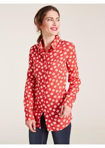 Heine, Damen Longbluse, Rot