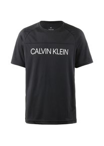 Calvin Klein Performance, Herren Shirt, Schwarz / Weiß