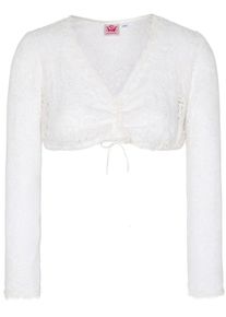 Spieth & Wensky SPIETH & WENSKY, Damen Dirndlbluse 'Hadia', Wei&szlig;