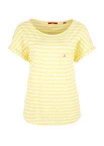 s.Oliver RED LABEL, Damen Shirt, Gelb / Wei&szlig;
