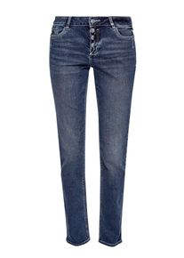 s.Oliver RED LABEL, Damen Smart Straight: Stretchjeans, Blue Denim
