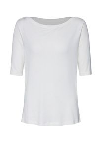 Tom Tailor, Damen Shirt 'T-shirt boat neck T-Shirt 1/2', Weiß