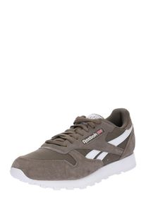 Reebok CLASSIC, Herren Sneaker im Retro-Look 'CL', Khaki / Wei&szlig;