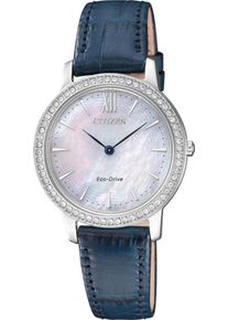 Citizen, Damen Solaruhr 'EX1480-15D', Taubenblau / Perlweiß