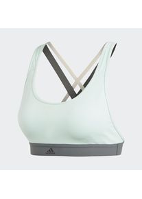 adidas Performance, Damen Sport-BH, Mint / Dunkelgrün