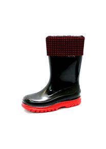 Romika, Mädchen Stiefel, Hellrot / Schwarz
