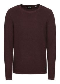 Only & Sons Only & Sons, Herren Pullover 'onsDAN 7 STRUCTURE CREW NECK NOOS', Burgunder