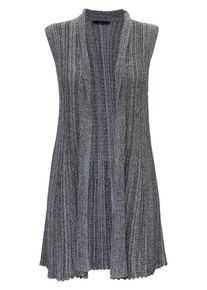 Emilia Lay, Damen Strickweste, Graumeliert