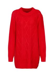 Funky Buddha, Damen Strickkleid, Rot