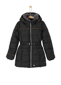 s.Oliver Junior, Mädchen Mantel, Orange / Schwarz