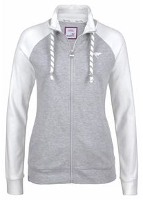 Kangaroos, Damen Shirtjacke, Graumeliert / Offwhite