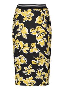Gerry Weber, Damen Rock, Gelb / Schwarz / Wei&szlig;