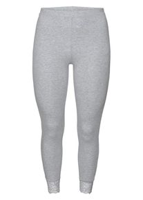 sheego Casual, Damen Leggings, Grau