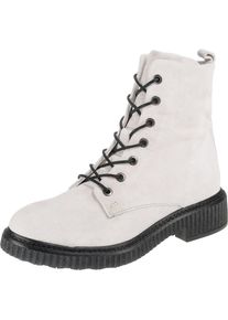 JOLANA & FENENA JOLANA & FENENA, Damen Schn&uuml;rstiefeletten, Wei&szlig;