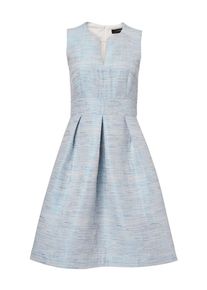 Hallhuber, Damen Jacquard-Kleid, Hellblau