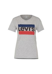 Levi's LEVI'S, Damen Shirt mit Logo-Print, Grau