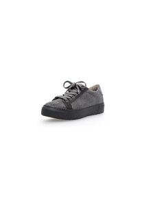 Gabor, Damen Schn&uuml;rschuhe, Schwarz / Silber