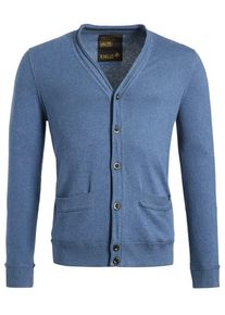 Khujo, Herren Strickjacke 'TERENCE', Himmelblau