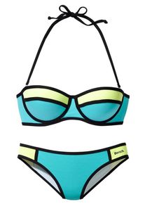 Bench, Damen Balconette-Bikini, Blau / Türkis / Grün