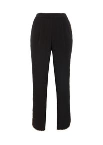 Tom Tailor, Damen Hose, Hellbraun / Schwarz