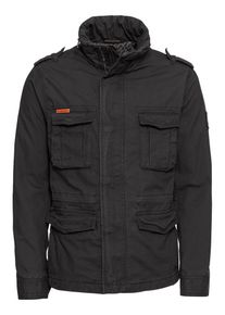 Superdry, Herren Jacke 'CLASSIC ROOKIE MILITARY', Rot / Schwarz / Weiß