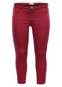 sheego Casual, Damen Schlupfhose, Bordeaux