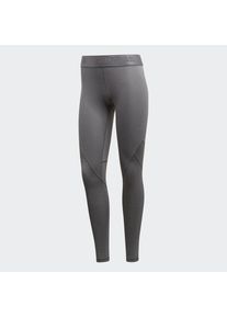 adidas Performance, Damen Trainingstight 'Alphaskin Sport', Graumeliert