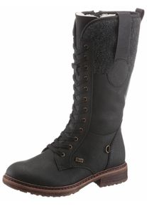 Rieker, Damen Schnürstiefel, Schwarz