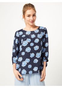 soyaconcept, Damen Bluse, Navy / Hellblau / Weiß