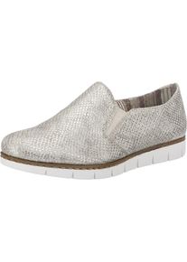 Rieker, Damen Slipper, Silber