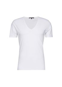 Drykorn, Herren T-Shirt mit V-Ausschnitt 'Quentin', Offwhite