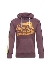 Superdry, Herren Sweatshirt 'ACADEMY ATHLETICS', Gelb / Aubergine