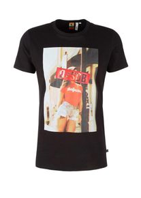 Q/S Designed By, Herren Shirt, Mischfarben / Schwarz