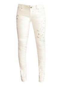 COCCARA, Damen Jeans 'Curly', Weiß