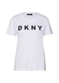 DKNY, Damen Shirts 'FOUNDATION - S/S LOGO TEE', Schwarz / Weiß