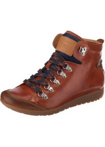Pikolinos, Damen Schnürstiefeletten 'LISBOA', Navy / Braun / Karamell