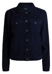 Pieces, Damen Kordsamt Jacke, Navy