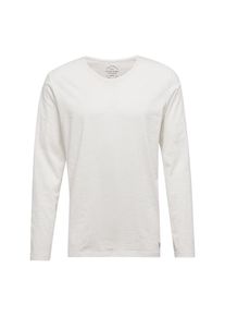 Jack & Jones JACK & JONES, Herren Shirt 'JORBIRCH TEE LS V-NECK', Weiß