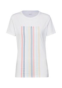 BOSS, Damen Shirt 'Teblurred', Wei&szlig;