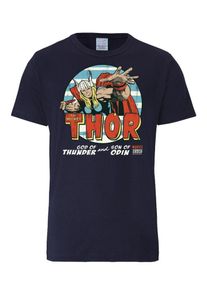 logoshirt, Herren T-Shirt 'Thor', Nachtblau / Mischfarben