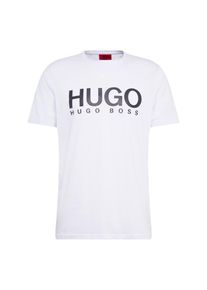 Hugo, Herren Shirt 'Dolive-U2 10182493 01', Schwarz / Weiß