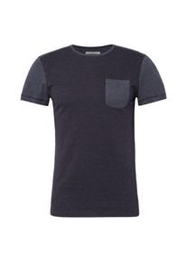 Tom Tailor, Herren T-Shirt, Navy / Taubenblau