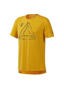 Reebok, Herren T-Shirt, Limone / Silbergrau