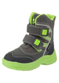 EB Kids, Winterstiefel 'Fynn V', Basaltgrau / Greige / Grey Denim / Neongrün / Hellgrün