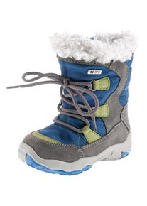 Elefanten, Winterstiefel 'GERRIT', Blau / Rauchgrau / Apfel / Wei&szlig;